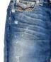 中古・古着 TRUE RELIGION (トゥルー レリジョン) ダメージデニムパンツ インディゴ サイズ:30：5000円