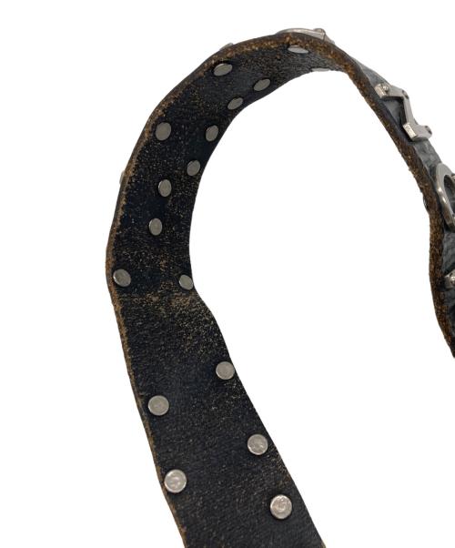 TRUE RELIGION（トゥルー レリジョン）TRUE RELIGION (トゥルー レリジョン) レザーベルト ブラックの古着・服飾アイテム