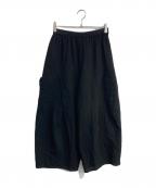 慈雨ジウ）の古着「シワ加工イージーパンツ　09122208」｜ブラック