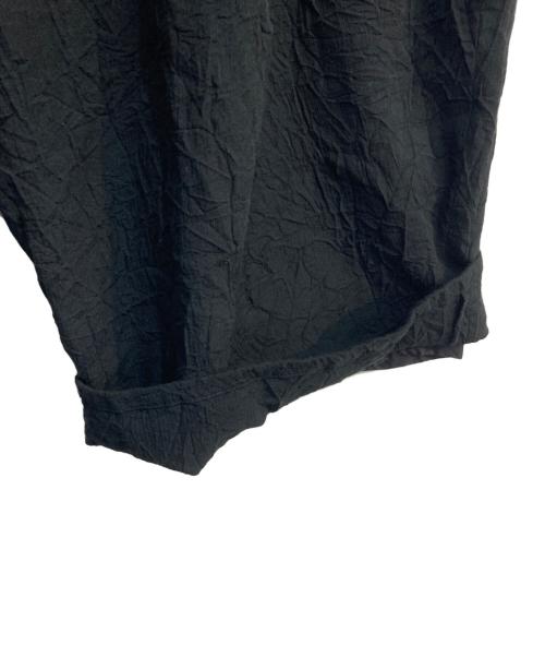慈雨（ジウ）慈雨 (ジウ) シワ加工イージーパンツ　09122208 ブラック サイズ:40の古着・服飾アイテム