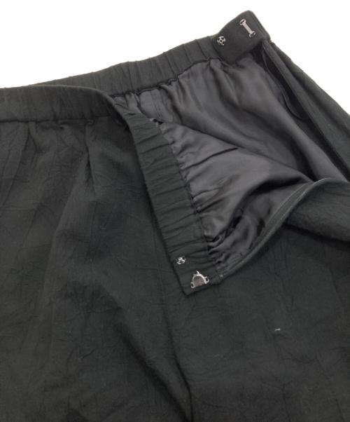 慈雨（ジウ）慈雨 (ジウ) シワ加工イージーパンツ　09122208 ブラック サイズ:40の古着・服飾アイテム