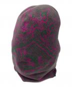 Vivienne Westwoodヴィヴィアンウエストウッド）の古着「ジャガードニット帽」｜パープル×グレー