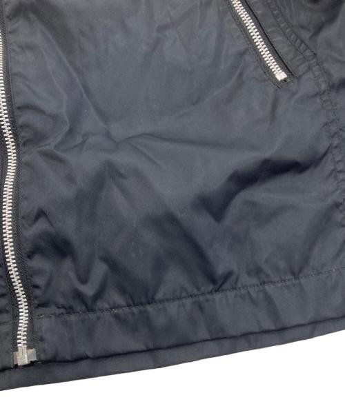 hide with spread beaver（ヒデウィズスプレッドビーバー）hide with spread beaver (ヒデウィズスプレッドビーバー) LEMONeD (レモネード) ナイロンジャケット　hide刺繍 ブラック×グレー サイズ:4の古着・服飾アイテム