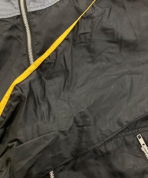 hide with spread beaver（ヒデウィズスプレッドビーバー）hide with spread beaver (ヒデウィズスプレッドビーバー) LEMONeD (レモネード) ナイロンジャケット　hide刺繍 ブラック×グレー サイズ:4の古着・服飾アイテム