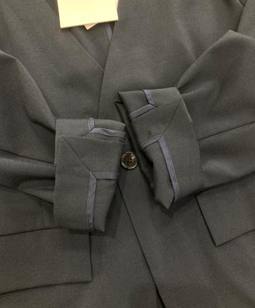 maturely（マチュアリー）maturely (マチュアリー) TW Detach Collar Jacket　13-18-0132-803 ネイビーの古着・服飾アイテム