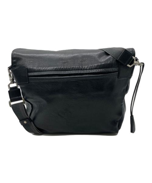 aniary（アニアリ）aniary (アニアリ) フラップレザーショルダーバッグ ブラックの古着・服飾アイテム