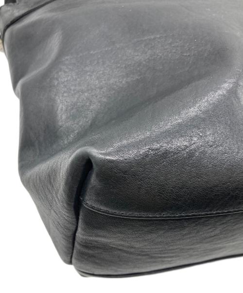 aniary（アニアリ）aniary (アニアリ) フラップレザーショルダーバッグ ブラックの古着・服飾アイテム
