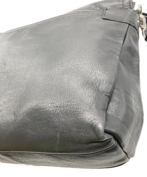 aniary（アニアリ）aniary (アニアリ) フラップレザーショルダーバッグ ブラックの古着・服飾アイテム