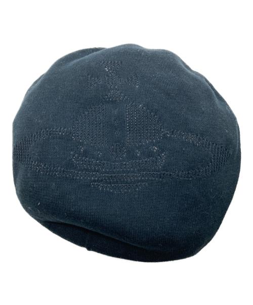 Vivienne Westwood（ヴィヴィアンウエストウッド）Vivienne Westwood (ヴィヴィアンウエストウッド) サマーベレー帽 ネイビー サイズ:SMの古着・服飾アイテム