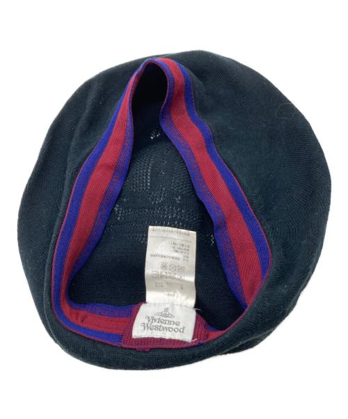 Vivienne Westwood（ヴィヴィアンウエストウッド）Vivienne Westwood (ヴィヴィアンウエストウッド) サマーベレー帽 ネイビー サイズ:SMの古着・服飾アイテム