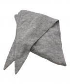 eleganceseエレガンセーゼ）の古着「ひし形ニットストール」｜グレー