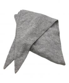 elegancese（エレガンセーゼ）の古着「ひし形ニットストール」｜グレー