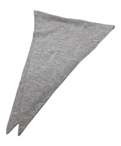 elegancese（エレガンセーゼ）elegancese (エレガンセーゼ) ひし形ニットストール グレーの古着・服飾アイテム