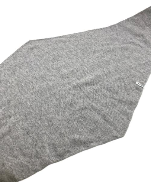 elegancese（エレガンセーゼ）elegancese (エレガンセーゼ) ひし形ニットストール グレーの古着・服飾アイテム