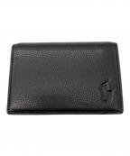 POLO RALPH LAURENポロ・ラルフローレン）の古着「ジップコインケース付きIDカードケース」｜ブラック