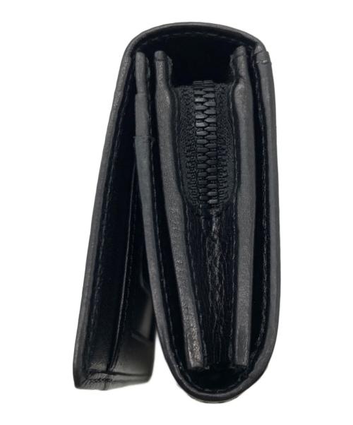 POLO RALPH LAUREN（ポロ・ラルフローレン）POLO RALPH LAUREN (ポロ・ラルフローレン) ジップコインケース付きIDカードケース ブラックの古着・服飾アイテム