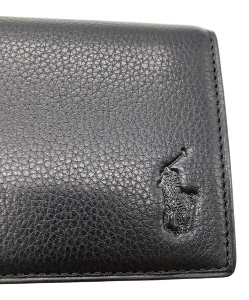 POLO RALPH LAUREN（ポロ・ラルフローレン）POLO RALPH LAUREN (ポロ・ラルフローレン) ジップコインケース付きIDカードケース ブラックの古着・服飾アイテム