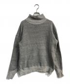 WAREHOUSEウエアハウス）の古着「2本針ハイネックスウェット」｜グレー