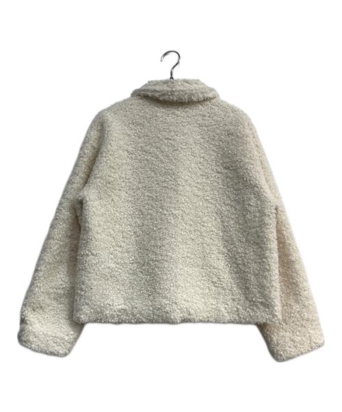 FRAY ID（フレイ アイディー）FRAY ID (フレイ アイディー) ボアジャケット　FWFJ255901 アイボリー サイズ:Freeの古着・服飾アイテム