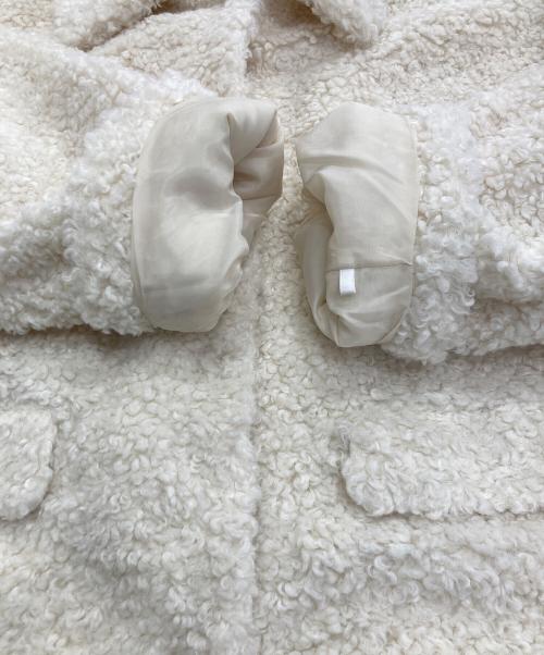 FRAY ID（フレイ アイディー）FRAY ID (フレイ アイディー) ボアジャケット　FWFJ255901 アイボリー サイズ:Freeの古着・服飾アイテム