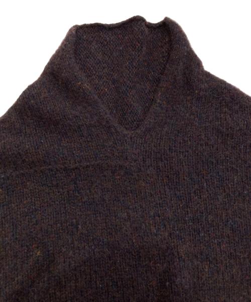 JURGEN LEHL（ヨーガンレール）JURGEN LEHL (ヨーガンレール) ローゲージキャメルニット　J0194KB551 パープル サイズ:Mの古着・服飾アイテム