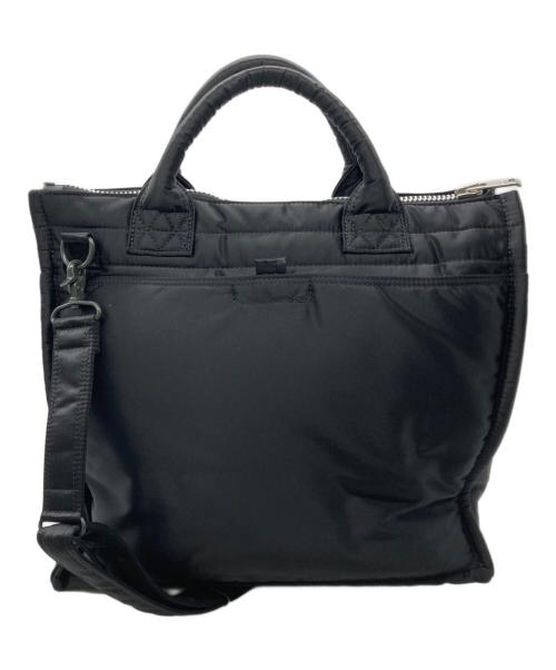 PORTER（ポーター）PORTER (ポーター) SQUARE TOTE BAG(L) ブラックの古着・服飾アイテム