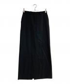 EVERYDAY I LIKE.エヴリデイ アイ ライク）の古着「ウール マキシタイトスカート」｜ブラック