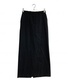EVERYDAY I LIKE.（エヴリデイ アイ ライク）の古着「ウール マキシタイトスカート」｜ブラック