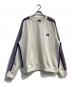 Needles（ニードルズ）の古着「Track Crew Neck Shirt　MR285」｜ホワイト×パープル