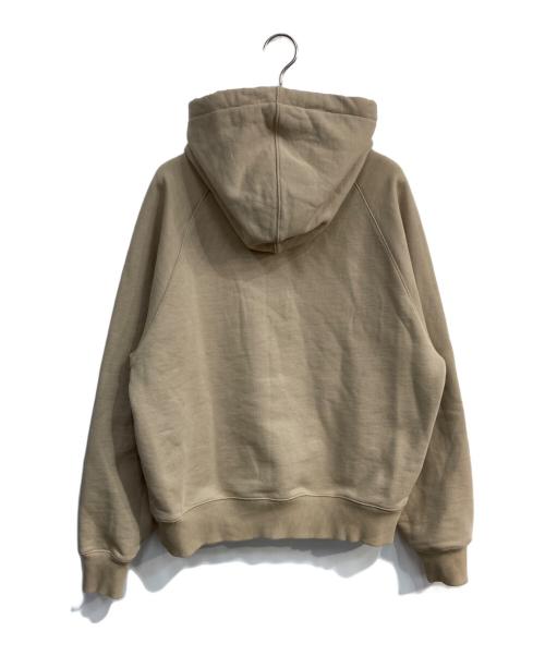 AMI Alexandre Mattiussi（アミアレクサンドルマテュッシ）AMI Alexandre Mattiussi (アミアレクサンドルマテュッシ) AMI DE COEUR HOODIE  USW205.747 ベージュ サイズ:Lの古着・服飾アイテム