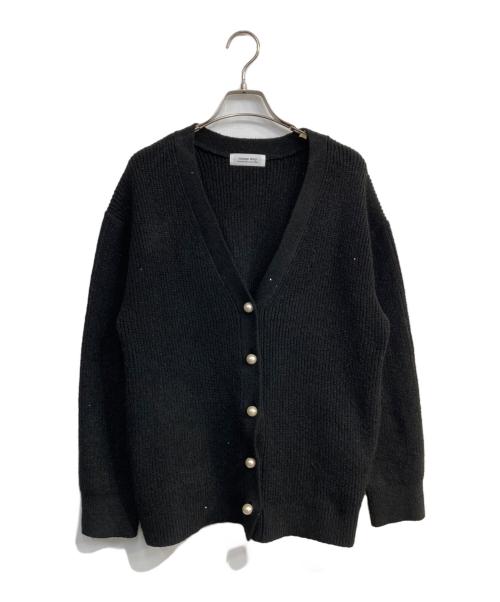 ARPEGE STORY（アルページュストーリー）Arpege story (アルページュストーリー) ラメスパンコールVカーデ　15459190 ブラック サイズ:2の古着・服飾アイテム