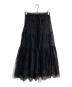 ARPEGE STORY（アルページュストーリー）の古着「総レース2WAYスカート」｜ブラック