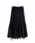 ARPEGE STORY (アルページュストーリー) 総レース2WAYスカート ブラック：5000円