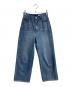 Arpege story（アルページュストーリー）の古着「ワイドデニムパンツ　12374580」｜インディゴ