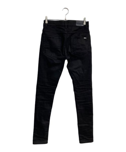 AMIRI（アミリ）AMIRI (アミリ) ダメージ加工ストレッチスキニーパンツ ブラック サイズ:30の古着・服飾アイテム