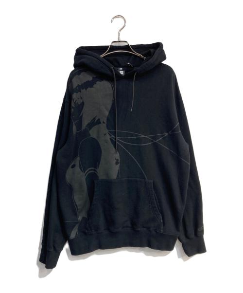 New Era（ニューエラ）New Era (ニューエラ) GROUND Y (グラウンドワイ) プルオーバーパーカー　攻殻機動隊 ブラック サイズ:Lの古着・服飾アイテム