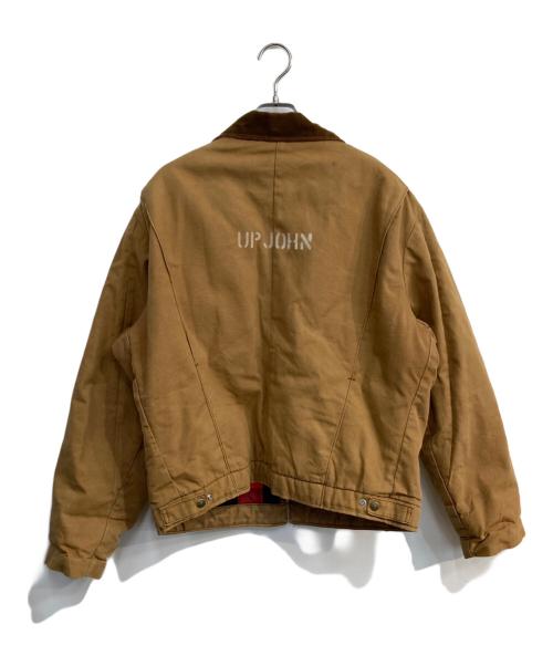 KEY IMPERIAL（キーインペリアル）Key IMPERIAL (キーインペリアル) 裏地フランネルダックワークジャケット　 TALONジップ 70～80's ブラウン サイズ:-の古着・服飾アイテム