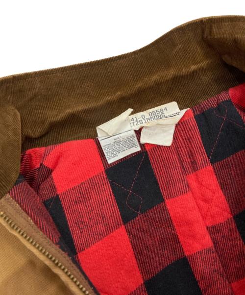 KEY IMPERIAL（キーインペリアル）Key IMPERIAL (キーインペリアル) 裏地フランネルダックワークジャケット　 TALONジップ 70～80's ブラウン サイズ:-の古着・服飾アイテム