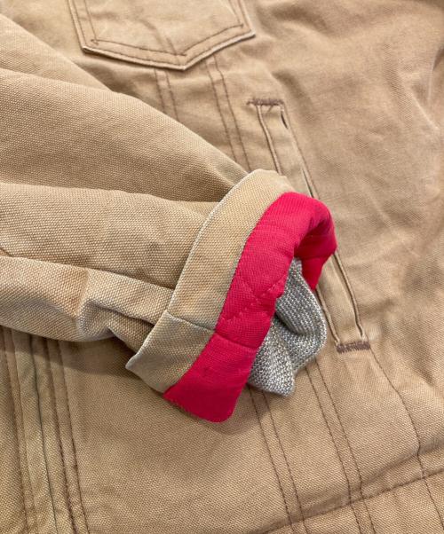 KEY IMPERIAL（キーインペリアル）Key IMPERIAL (キーインペリアル) 裏地フランネルダックワークジャケット　 TALONジップ 70～80's ブラウン サイズ:-の古着・服飾アイテム