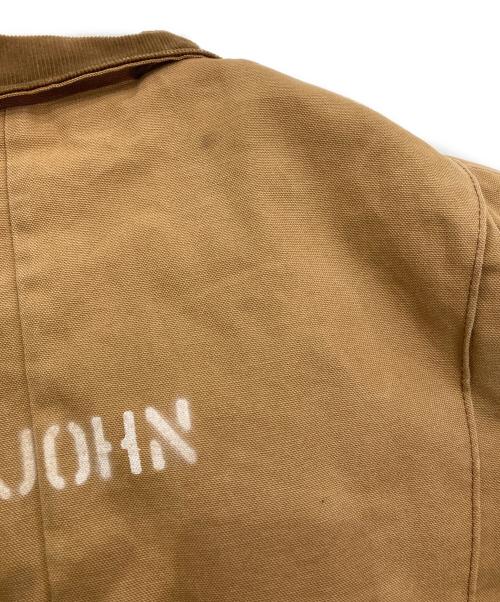 KEY IMPERIAL（キーインペリアル）Key IMPERIAL (キーインペリアル) 裏地フランネルダックワークジャケット　 TALONジップ 70～80's ブラウン サイズ:-の古着・服飾アイテム