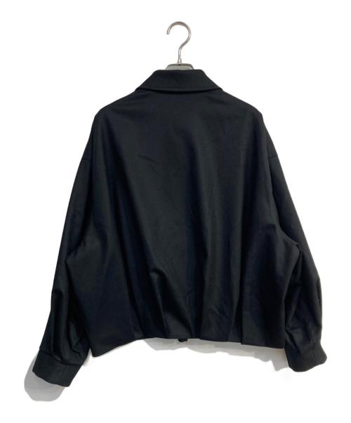 SHAREEF（シャリーフ）SHAREEF (シャリーフ) 2/72強圧縮フラノブルゾン　115550225 ブラック サイズ:1の古着・服飾アイテム