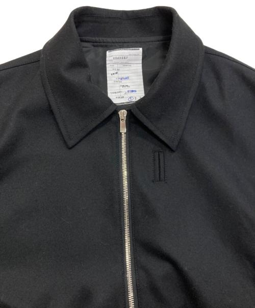 SHAREEF（シャリーフ）SHAREEF (シャリーフ) 2/72強圧縮フラノブルゾン　115550225 ブラック サイズ:1の古着・服飾アイテム