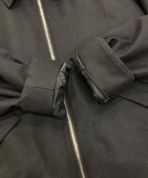 SHAREEF（シャリーフ）SHAREEF (シャリーフ) 2/72強圧縮フラノブルゾン　115550225 ブラック サイズ:1の古着・服飾アイテム