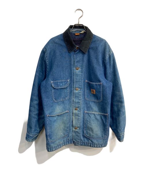 BIG BEN（ビックベン）BIG BEN (ビックベン) Wrangler (ラングラー) 裏地ネルデニムカバーオール　 USA製 インディゴ サイズ:44の古着・服飾アイテム