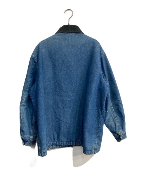BIG BEN（ビックベン）BIG BEN (ビックベン) Wrangler (ラングラー) 裏地ネルデニムカバーオール　 USA製 インディゴ サイズ:44の古着・服飾アイテム