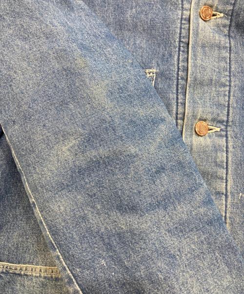 BIG BEN（ビックベン）BIG BEN (ビックベン) Wrangler (ラングラー) 裏地ネルデニムカバーオール　 USA製 インディゴ サイズ:44の古着・服飾アイテム