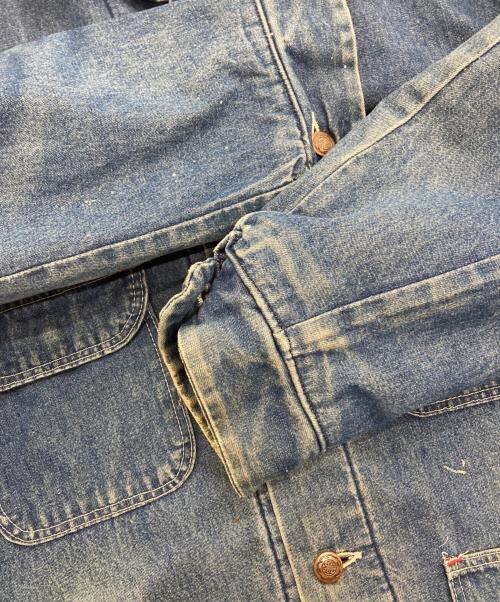 BIG BEN（ビックベン）BIG BEN (ビックベン) Wrangler (ラングラー) 裏地ネルデニムカバーオール　 USA製 インディゴ サイズ:44の古着・服飾アイテム