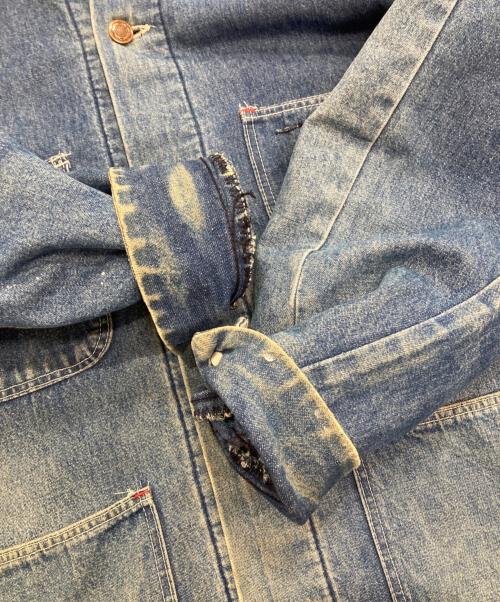 BIG BEN（ビックベン）BIG BEN (ビックベン) Wrangler (ラングラー) 裏地ネルデニムカバーオール　 USA製 インディゴ サイズ:44の古着・服飾アイテム