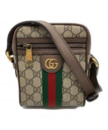 GUCCI（グッチ）の古着「オフディアミニ メッセンジャーバッグ」｜ブラウン