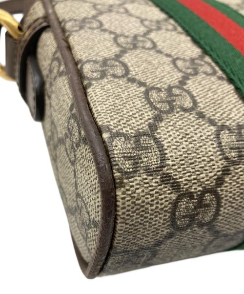 GUCCI（グッチ）GUCCI (グッチ) オフディアミニ メッセンジャーバッグ ブラウンの古着・服飾アイテム